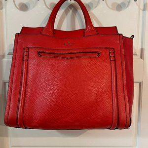 Kate Spade large orange leather tote
